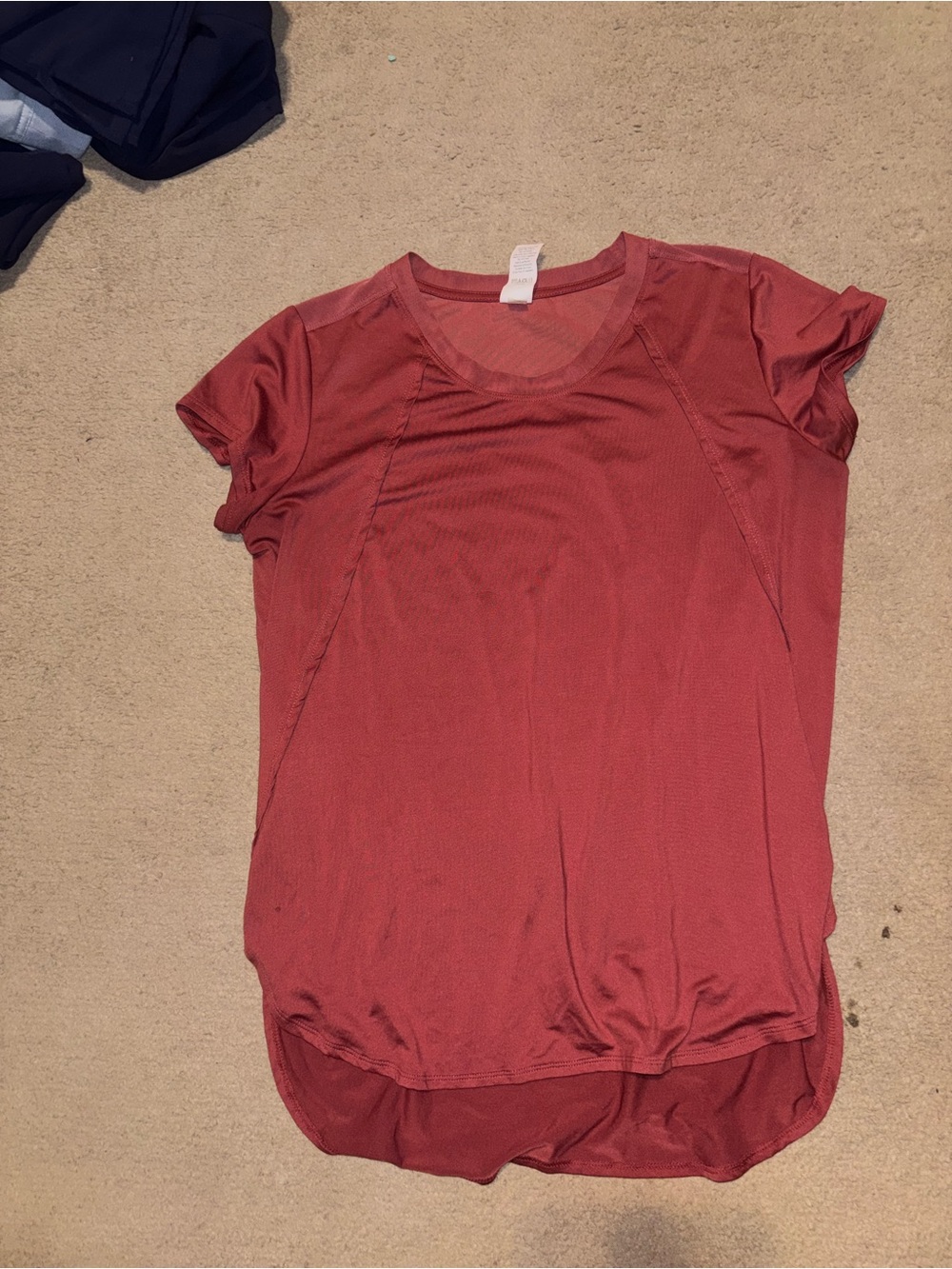Champion Women's Short-Sleeve Crewneck Top - Rose Red Mesh Back
